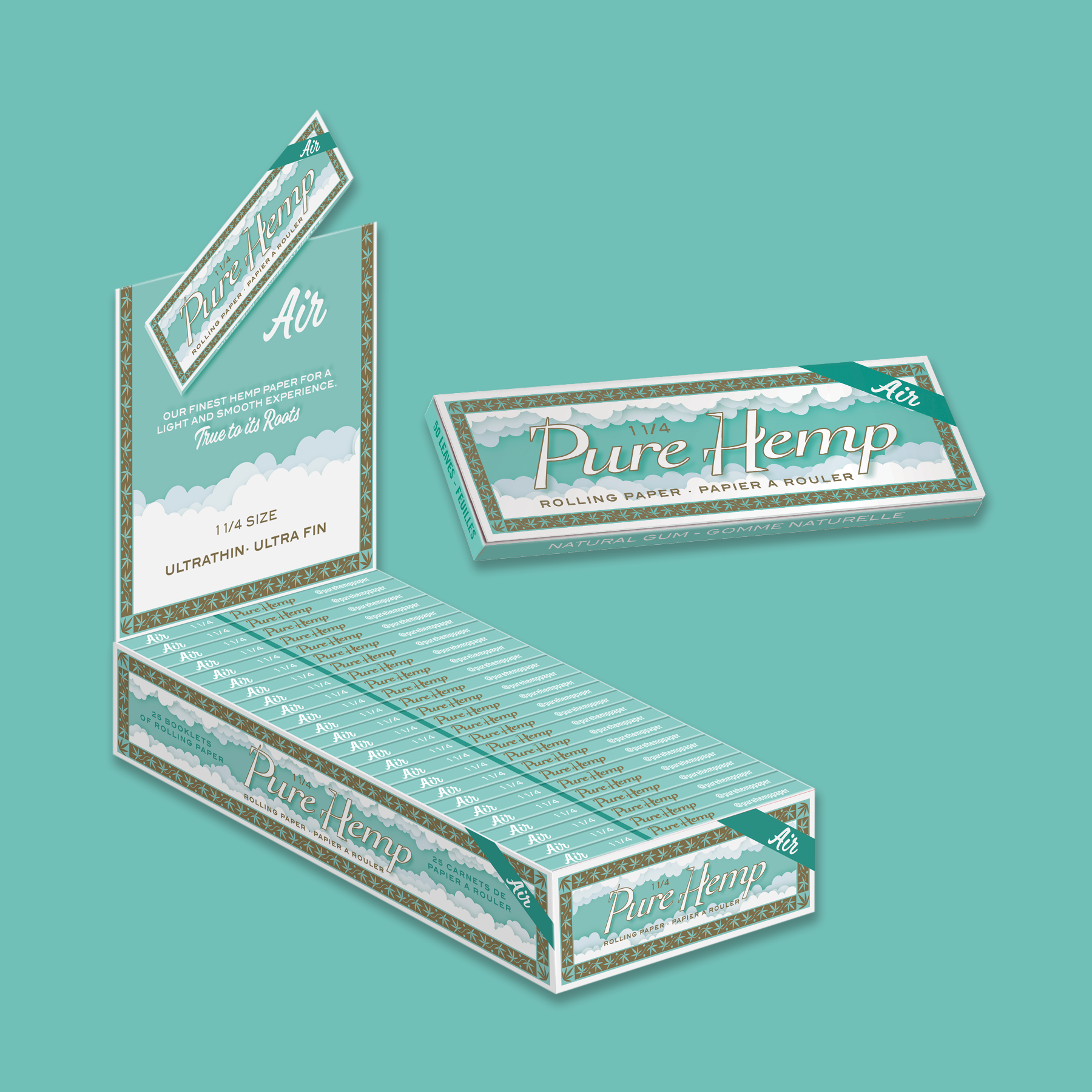 Elements 1 1/4in Hemp Rolling Papers / $ 1.99 at 420 Science