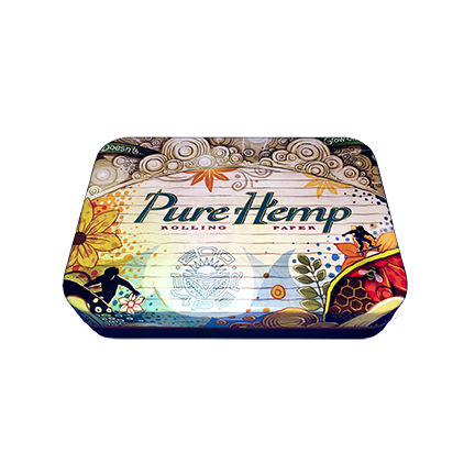 Pure Hemp Rolling Papers Pure Hemp Limited Edition Tins Pure Hemp Stash Tin #PureHemp #TheOriginalPureHempRollingPaper